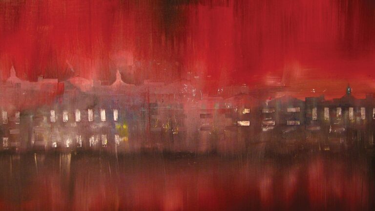 'London fires' artwork by David Smith