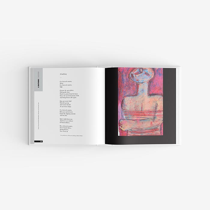 'Almost free' artwork by Michael Barry next to 'A bathing' by Amy Shelver