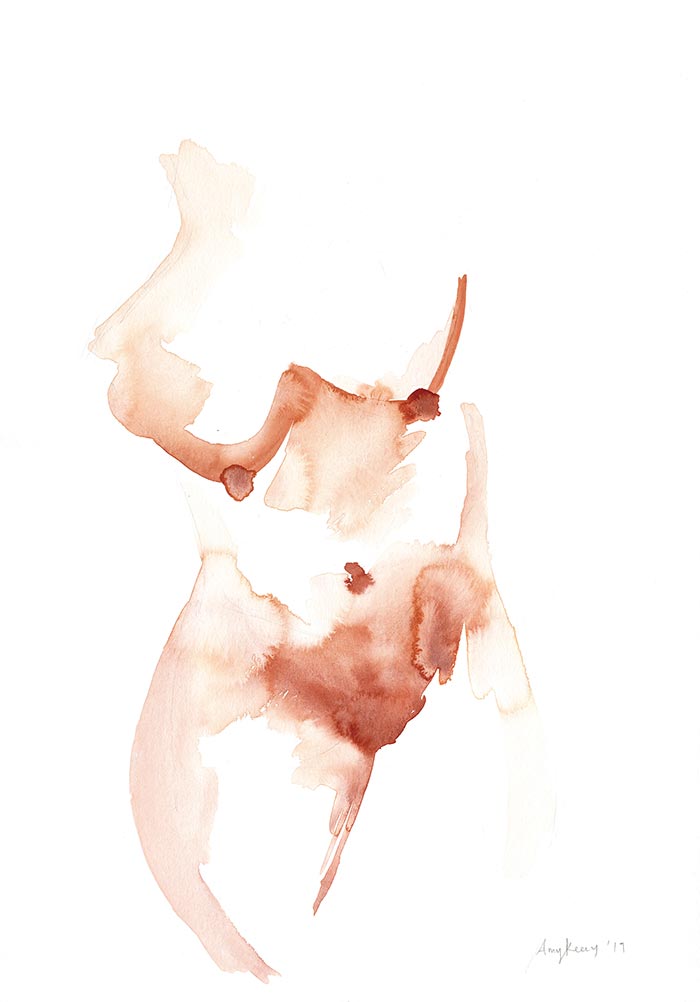'Whispers on my body' artwork by Amy Keevy