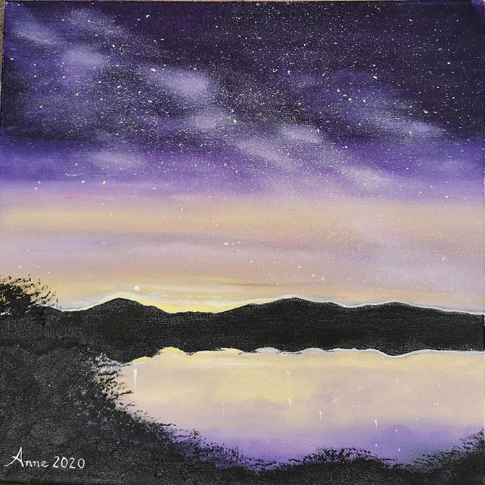 'Lila' artwork by Anne Carr
