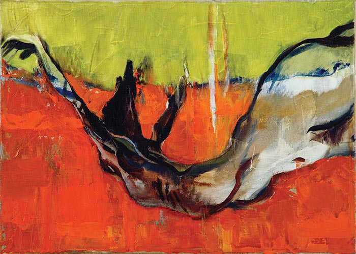 "Free falling" artwork by Duncan Stewart