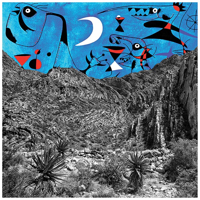 'Night figures rising from the Swartberg' artwork by Gregor Röhrig