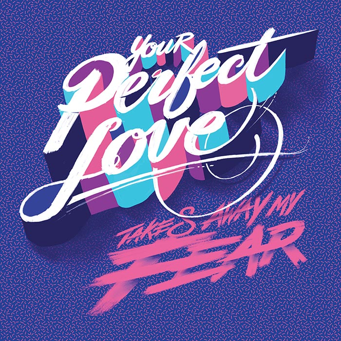 'Your perfect love' design by Jesse Sharkie